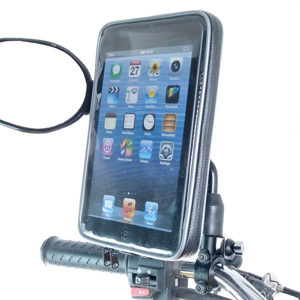 BuyBits Weather Resistant Motorcycle/Scooter Mirror Mount for iPad Mini