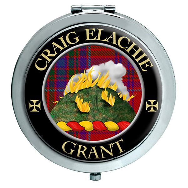 Grant Gaelic Scottish Clan Compact Mirror