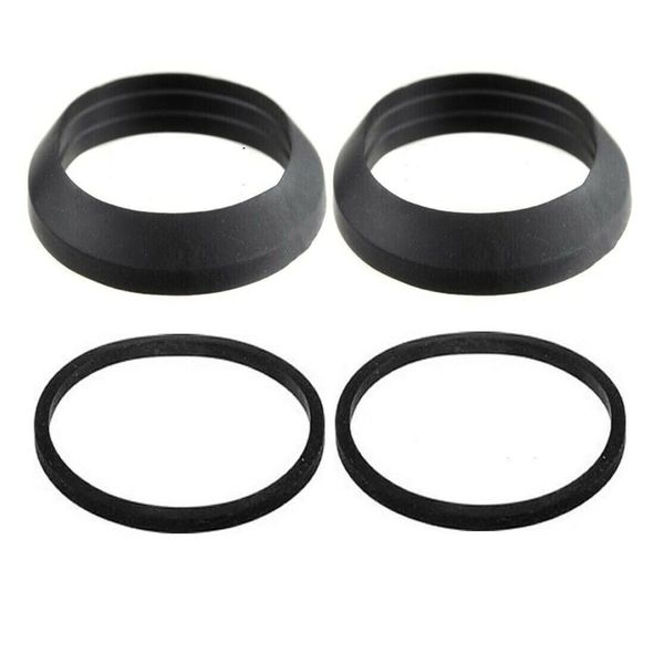 Trap Inlet/Outlet Rubber Washers Mix Pack of 4 for Sink, Drain, Elbow, Basin, Bathroom Trap Fitting