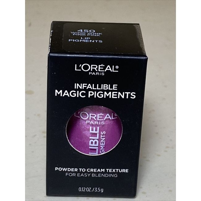 Loreal Infallible Pigments Powder To Cream Lip 450 Wink Wink Pink Pink