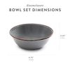 BAREBONES Enamel Bowl Set of 2