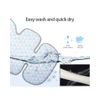 Manito Clean Basic 3D Mesh Seat Pad/Cushion/Liner for Stroller and Car Seat (Dot Grey)