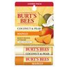 Burt's Bees 100% Natural Moisturizing Lip Balm, Coconut & Pear and Mango with Beeswax & Fruit Extracts - 2 Tubes, 2 Fl OZ