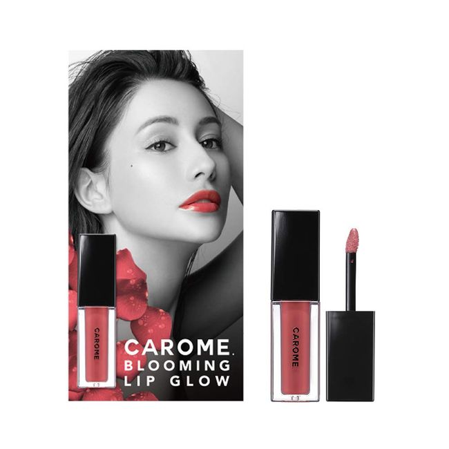 Caromy Blooming Lip Glow, Ladylike Cloth, Produced by Akemi Darenogare Lipstick, Liquid Rouge, Beautiful Color, Popular