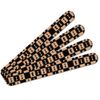Chess Board Pieces Pattern Double-Sided Nail File Emery Board Set 4 Pack