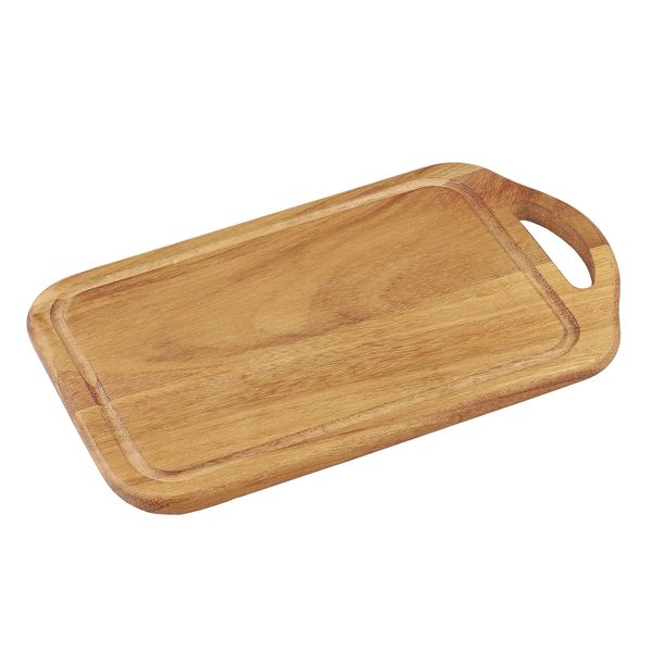 Pearl Metal C-9136 Cooking Cutting Board Acacia Medium Size Cutting Board Style Plate