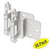 *25 Pack* Cosmas Polished Chrome Hinge 3/8" Inset (Pair) 15628-CH 