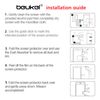 beukei (3 Pack Designed for Cloud Mobile Stratus C8 Screen Protector Tempered Glass, Touch Sensitive, 9H Hardness