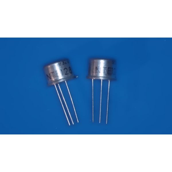 Quantity 2 - NTE128 NPN Silicon Complementary Transistor TO39 - New