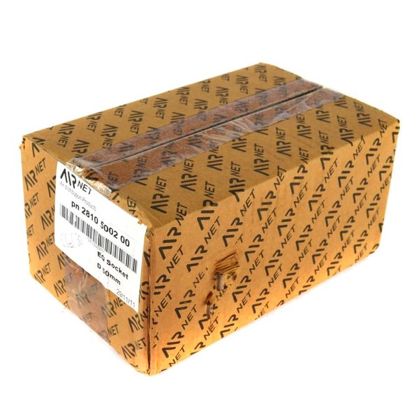 AIRnet 2810 5002 00 Equal Diameter Socket D 50mm / 2" Aluminum Pipe Fitting