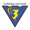 US Navy Carrier Air Wing Three CVW3 Decal Sticker 3.8"