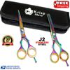 Professional Salon Hair Cutting Thinning Scissors Kit Barber Shears Set 5.5"