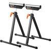 Roller Miter Saw Support Stand 2 Pc Pack Folding Tool Table Workbench Adjustable