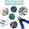 5 Pack 170 Flush Wire Cutter Blue Diagonal Cutting Pliers Side Cutter Nippers US