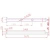 Set of 2 PCS WINDOW SASH BALANCE PIVOT BAR 6982