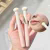 Samcos Concealer Brush, Set of 3, Makeup Brush, Foundation Brush, Soft and Easy to Carry, Sponge Head, Precision, Natural, Portable, Dust-free Makeup Brush, Cosmetic Supplies