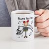 CafePress Flute Player Mug 11 oz (325 ml) Ceramic Coffee Mug