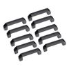 sourcing map Plastic Pull Handles 139mm Length Luggage Case Mechanical Equipment 10Pcs