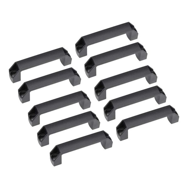 sourcing map Plastic Pull Handles 139mm Length Luggage Case Mechanical Equipment 10Pcs