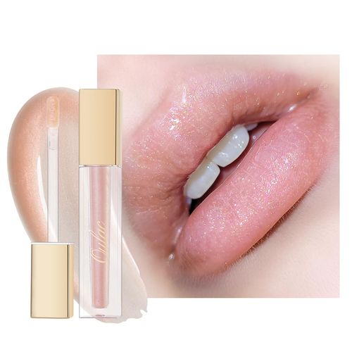 Oulac Crystal Shine Lip Gloss, Iluminate, Pink, Nude