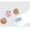 Cuttable Toe Tubes Sleeves 5 Pack, Made of Elastic Fabric Lined with Silicone Gel. Toe Sleeve Protectors Relief Toe Pressure Pain, Corn and Calluses Remover