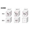 Elemental Specimen Zirconium Zr (0.4 inch (10 mm) Cube, Engraved A, Normal Surface
