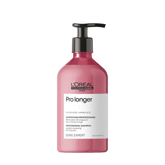 L'Oreal Professionnel Pro Longer Thickening Shampoo | Reduces Breakage & Appearance of Split Ends| Adds Volume & Shine | For Thin & Fine Hair Types | 16.9 Fl. Oz.