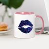 CafePress Glitter Lips Mugs 11 oz (325 ml) Ceramic Coffee Mug