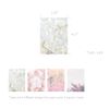 Monolike Spring Memo Pad Set, 4 Different Designs, 100 Sheets per Design, Memo Pad