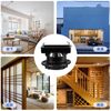 Aiwode Base Conversion Adapter, E26 Base, Square Hanging Lamp Socket, Hanging Ceiling Light Bulb Socket, Lamp Socket, No Construction Required, Easy Installation, Black 1 Pack
