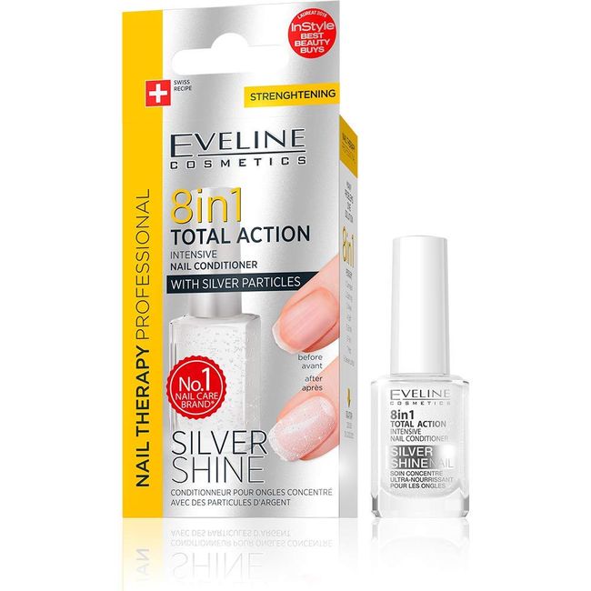 8 In 1 Total Action Silver Shine Nail Conditioner 12ml | Tırnak Bakımı