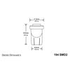 Diode Dynamics 194 SMD2 LED Bulbs (Pair), Amber