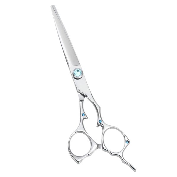 VOCOSTE Hair Scissors Hair Cutting Scissors Barber Scissors Stainless Steel Razor Blue