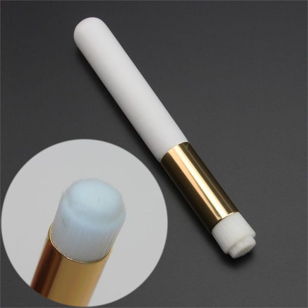 AKOAK 2 Pcs/Lot Woman Gilrs Wooden Handle Round Flower Face Nasal Pore Nose Cleaning Brush Deep Clean Brush Blackhead Remove Brush