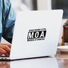 CafePress MOA Oval Sticker Oval Car Bumper Sticker