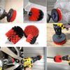4PCS Drill Brush Set Power Scrubber Drill Attachments Carpet Tile Grout Cleaning