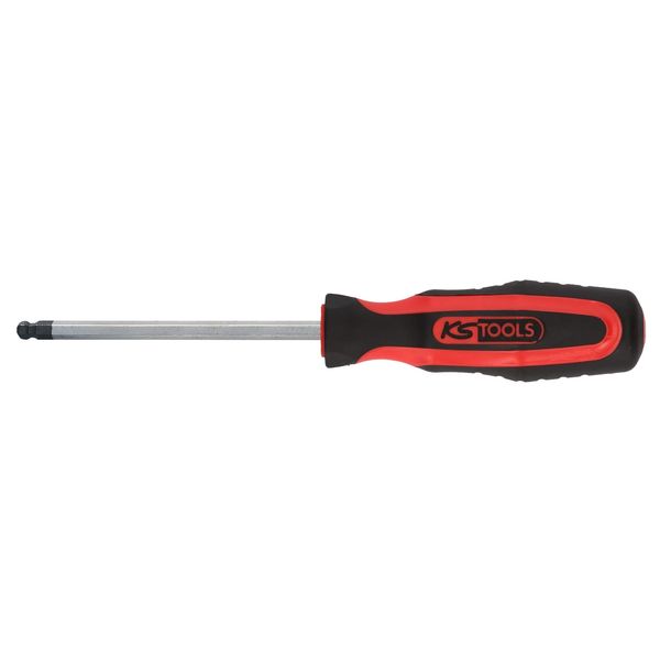 KS Tools 159.1064 ERGOTORQUEplus screwdriver hexagon with ball end, 6,0mm