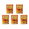 5 Packs Dragon Shield Matte Orange Standard Size 100 ct Card Sleeves Value Bundle!