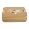 Cello Lunch Mate Air Tight Lunch Box, 3 Pcs (Beige)