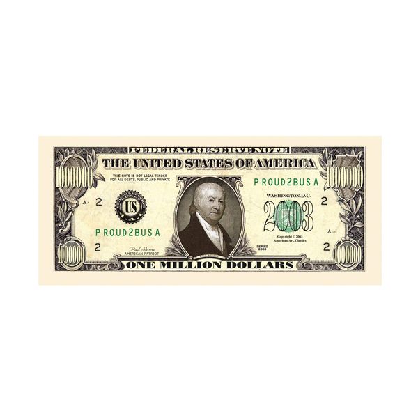 (5) Patriot Million Dollar Bill