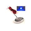 OCTANE LIGHTING 4Pc Blue Led Chrome Modules Motorcycle Chopper Frame Neon Glow Lights Pods Kit