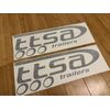 TTSA Trailer Decals (Set 2) Black 24” Replacement Stickers Kit Lowboy Equipment
