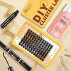 QUEWEL Lash Clusters - Mix 10-16mm Soft & Lightweight Eyelash Extensions for Beginners
