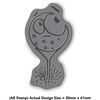 A8 'Nervous Golf Ball' Unmounted Rubber Stamp (RS00031379)