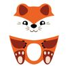 X Kites Cuddle Kites Fox Poly Cuddly Shape Kite, 27 Inches Tall