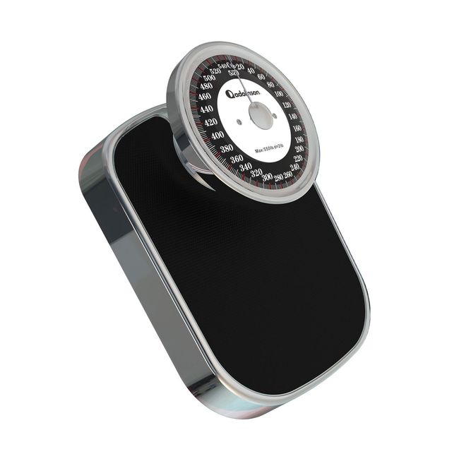 Adamson A28 Bathroom Scales - Up to 550lb, Heavy Weight, Anti-Skid Rubber Sur...