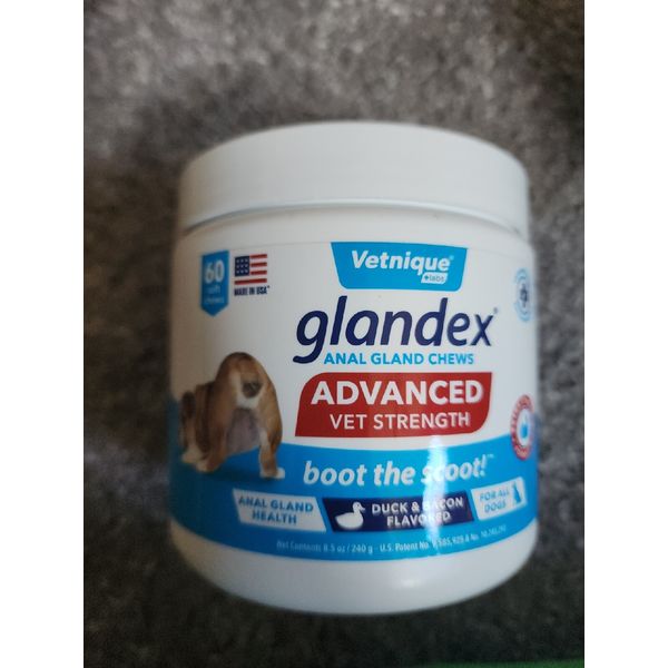 Glandex Advanced Vet Strength Soft Chews for Dogs - 60 Count