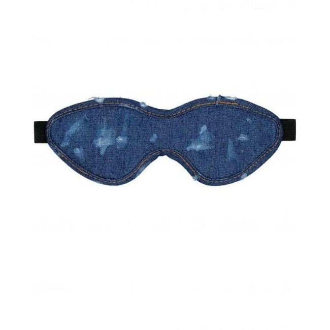 Shots - OUCH! Denim Eye Mask - Blue