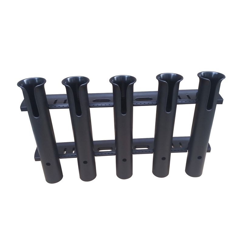 Brocraft Tackle Rack Fishing Rod Holder Rod White (5-Rod Poly Black Rod ...