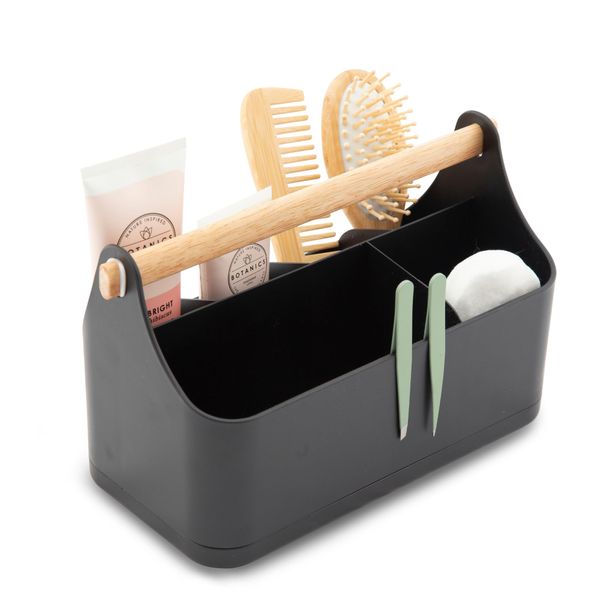 simplywire – Makeup Storage Organiser – Bathroom Caddy – Black